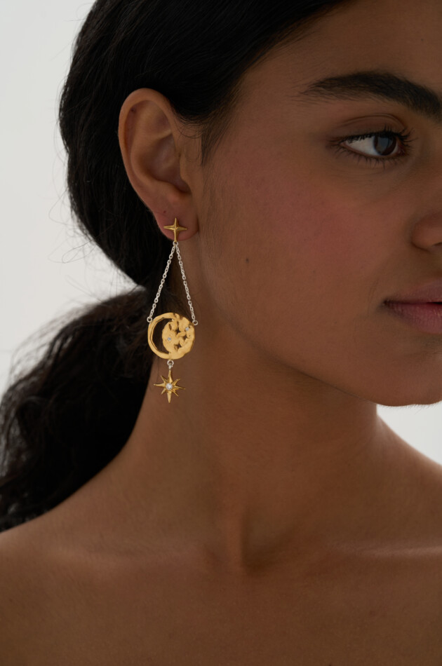 Серьги "Женская вселенная NEW"