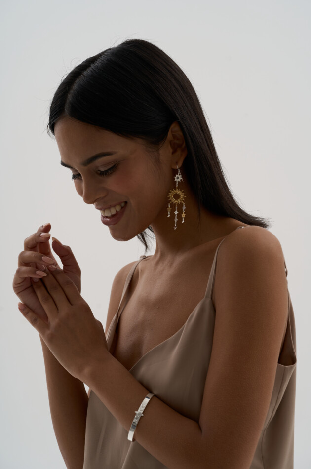 Серьги "Баланс Духовного и Материального"