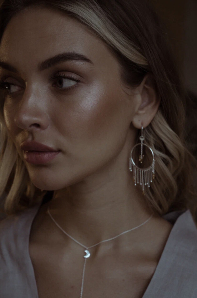 Серьги "Царица ночи mini"