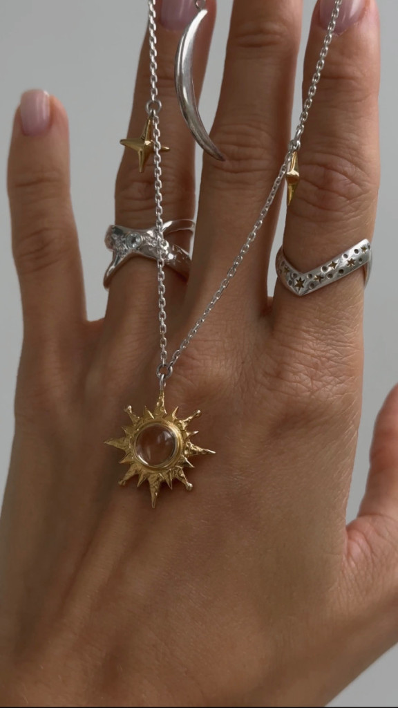 Колье из цитрина Свет радостного сердца