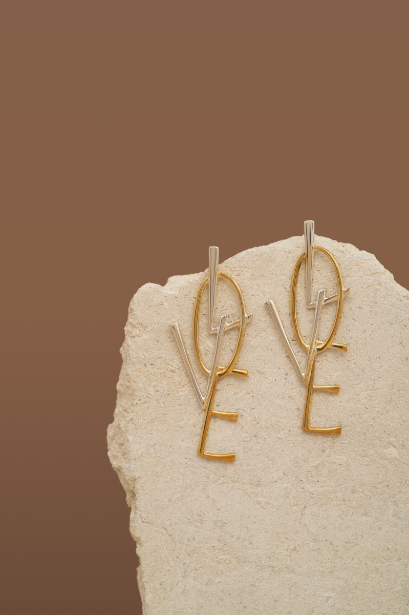 Серьги "Большая Любовь" 