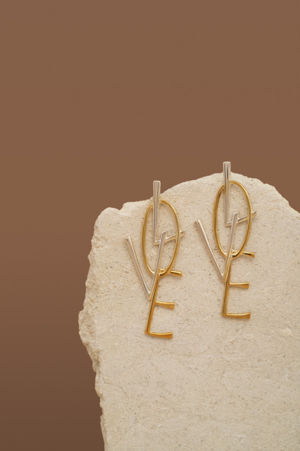 Серьги "Большая Любовь" 