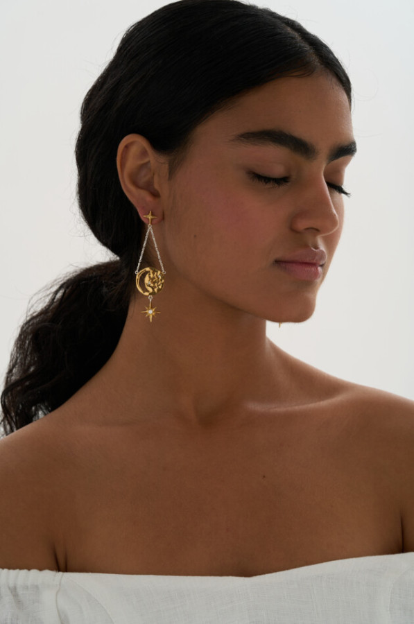 Серьги "Женская вселенная NEW"