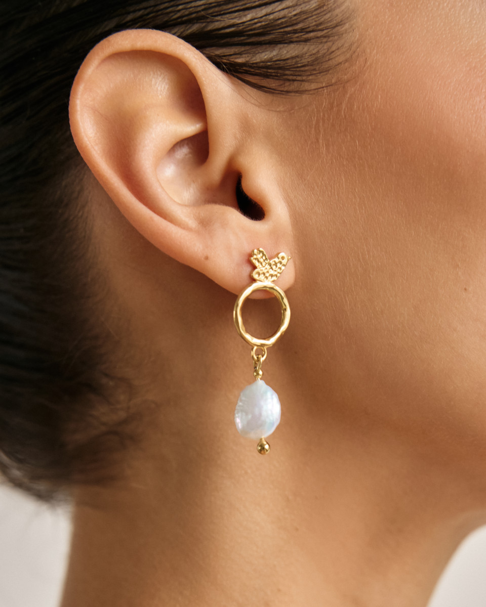 Серьги "Птица Счастья"