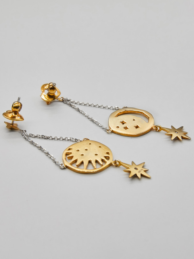 Серьги "Женская вселенная NEW"