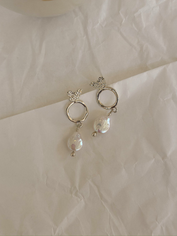 Серьги "Птица Счастья"