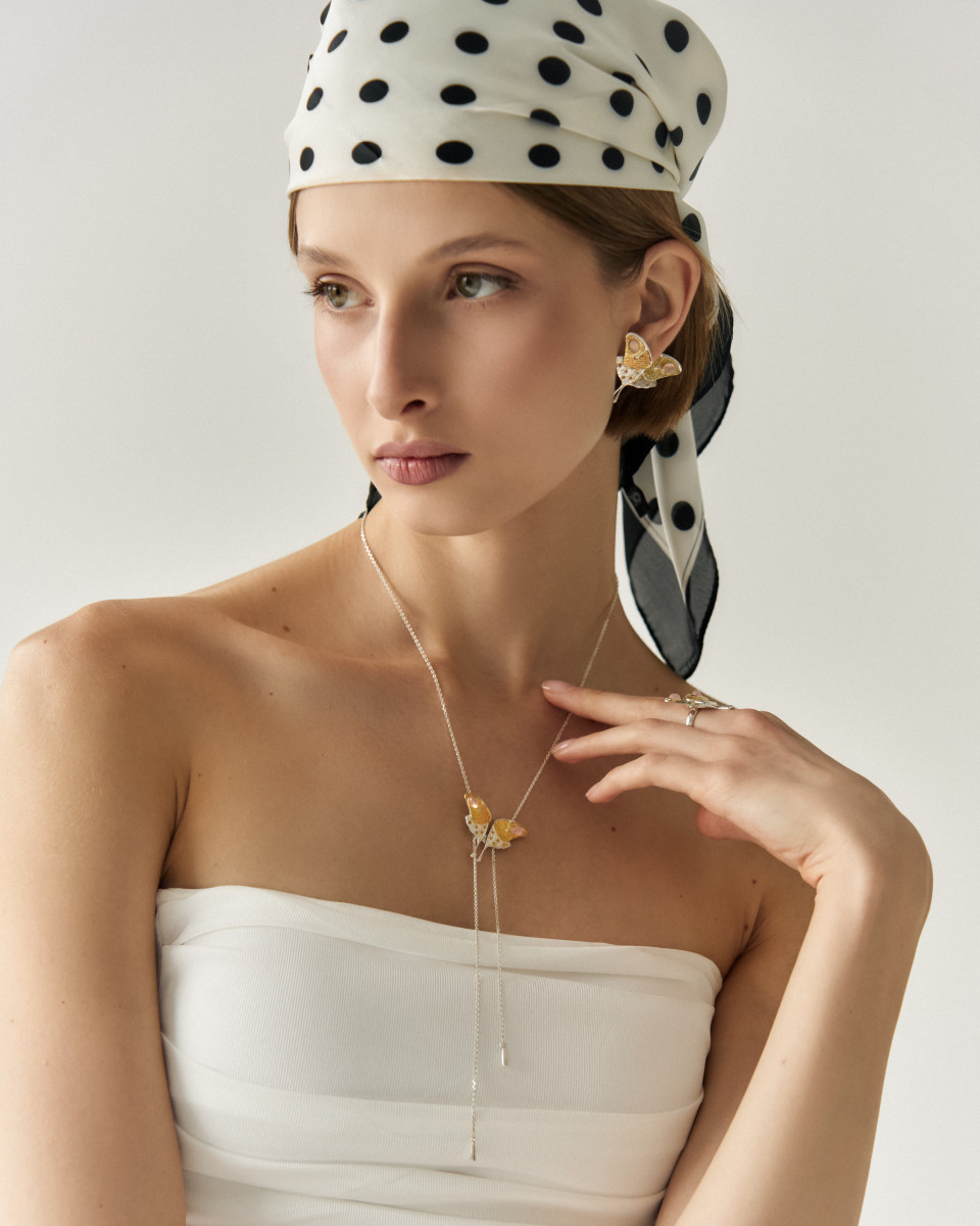 Моносерьга "Две жизни"