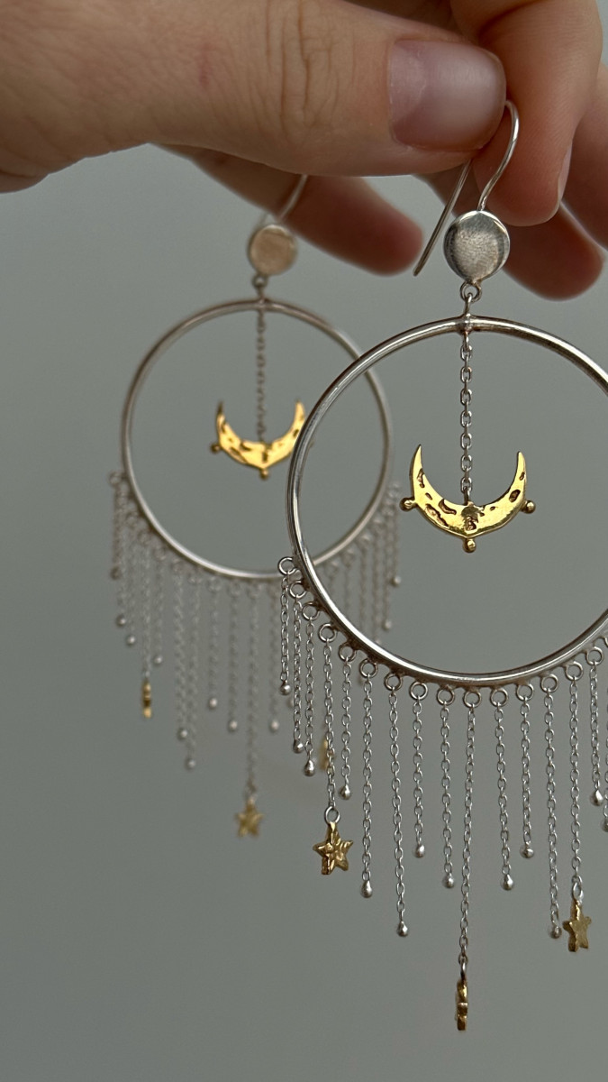 Серьги "Царица ночи"