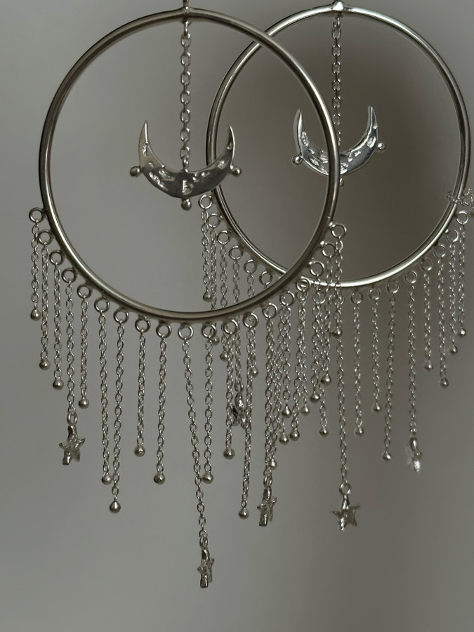 Серьги "Царица ночи"