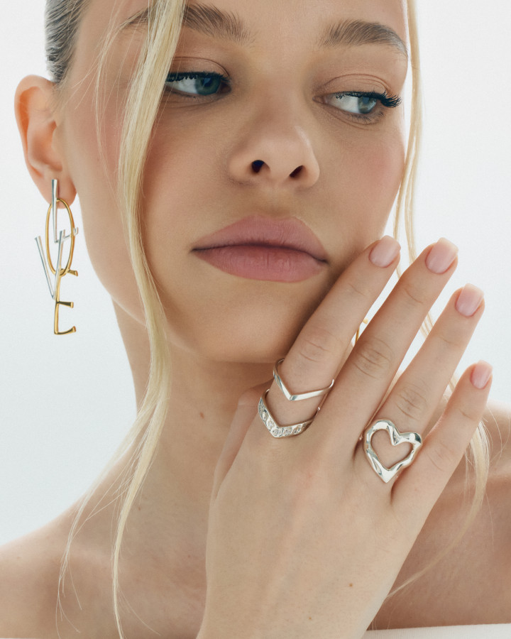 Серьги "Большая Любовь" 