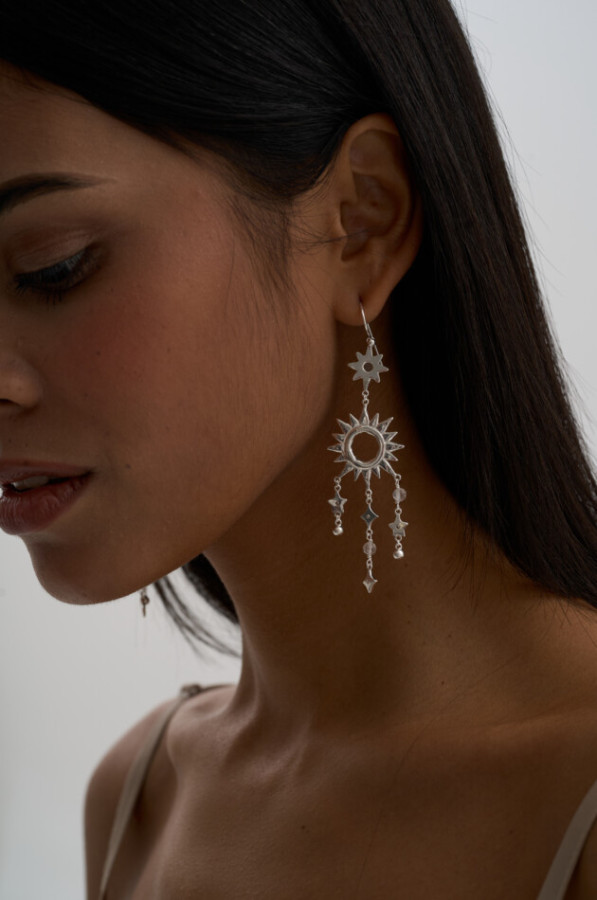 Серьги "Баланс Духовного и Материального"