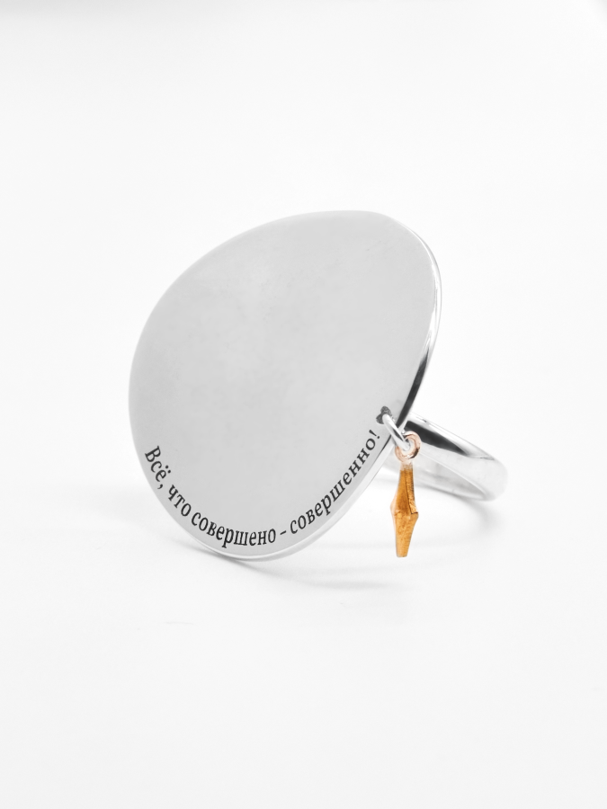 Кольцо "Все,что совершено-совершенно"