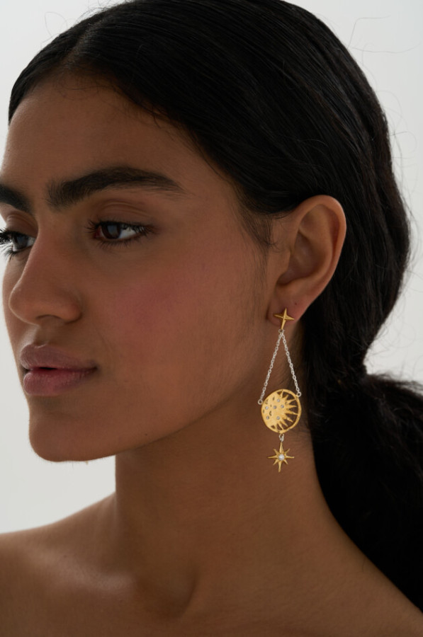 Серьги "Женская вселенная NEW"