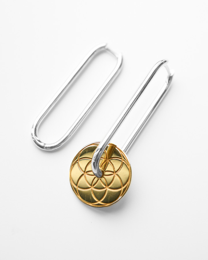 Серьги "Семя жизни"