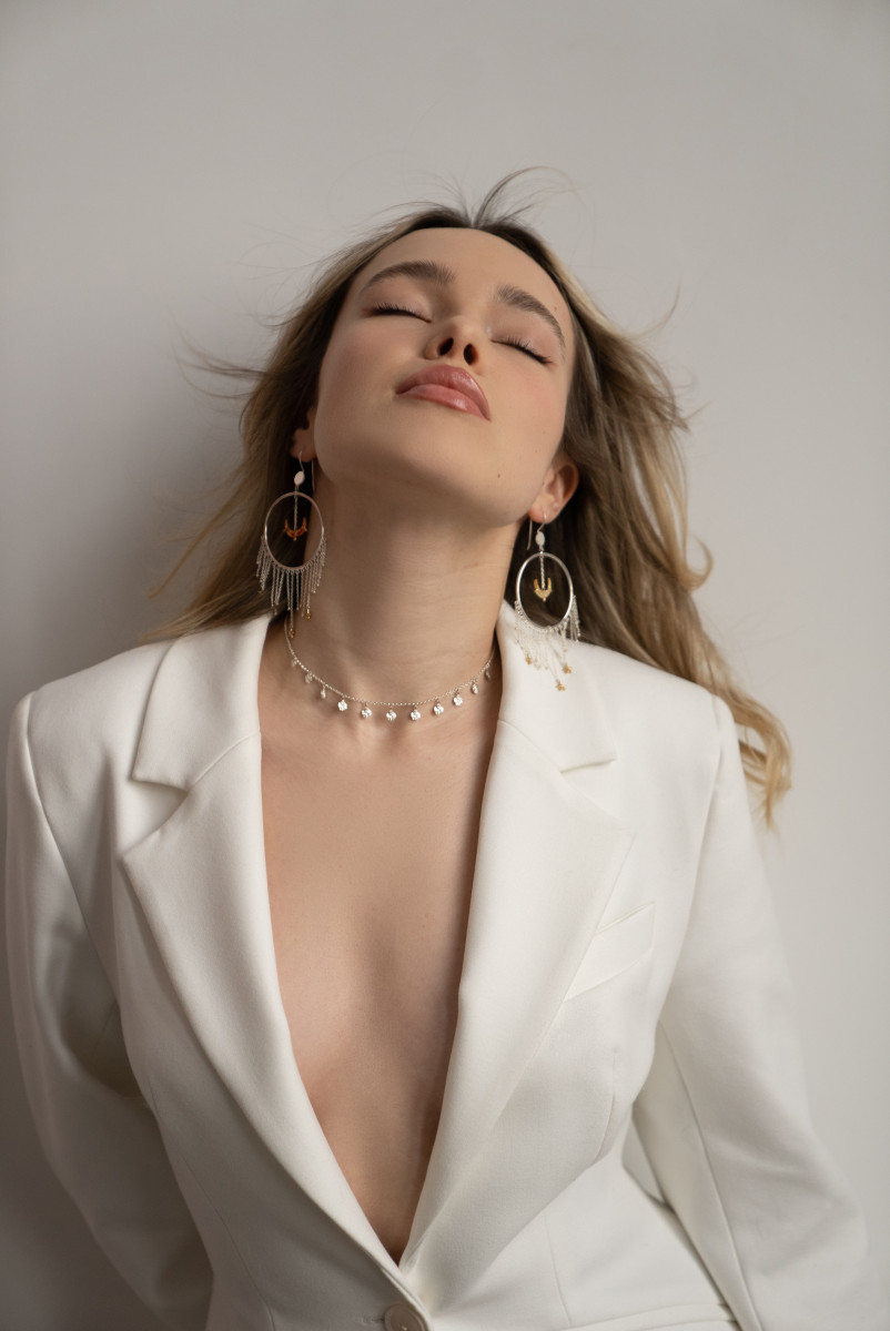 Серьги "Царица ночи"