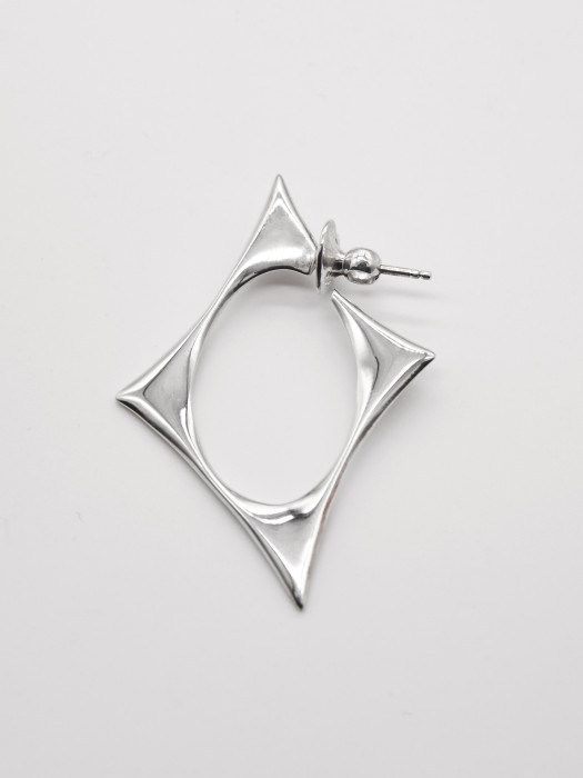 Моносерьга "Божественная искра"