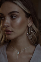 Серьги "Царица ночи mini"