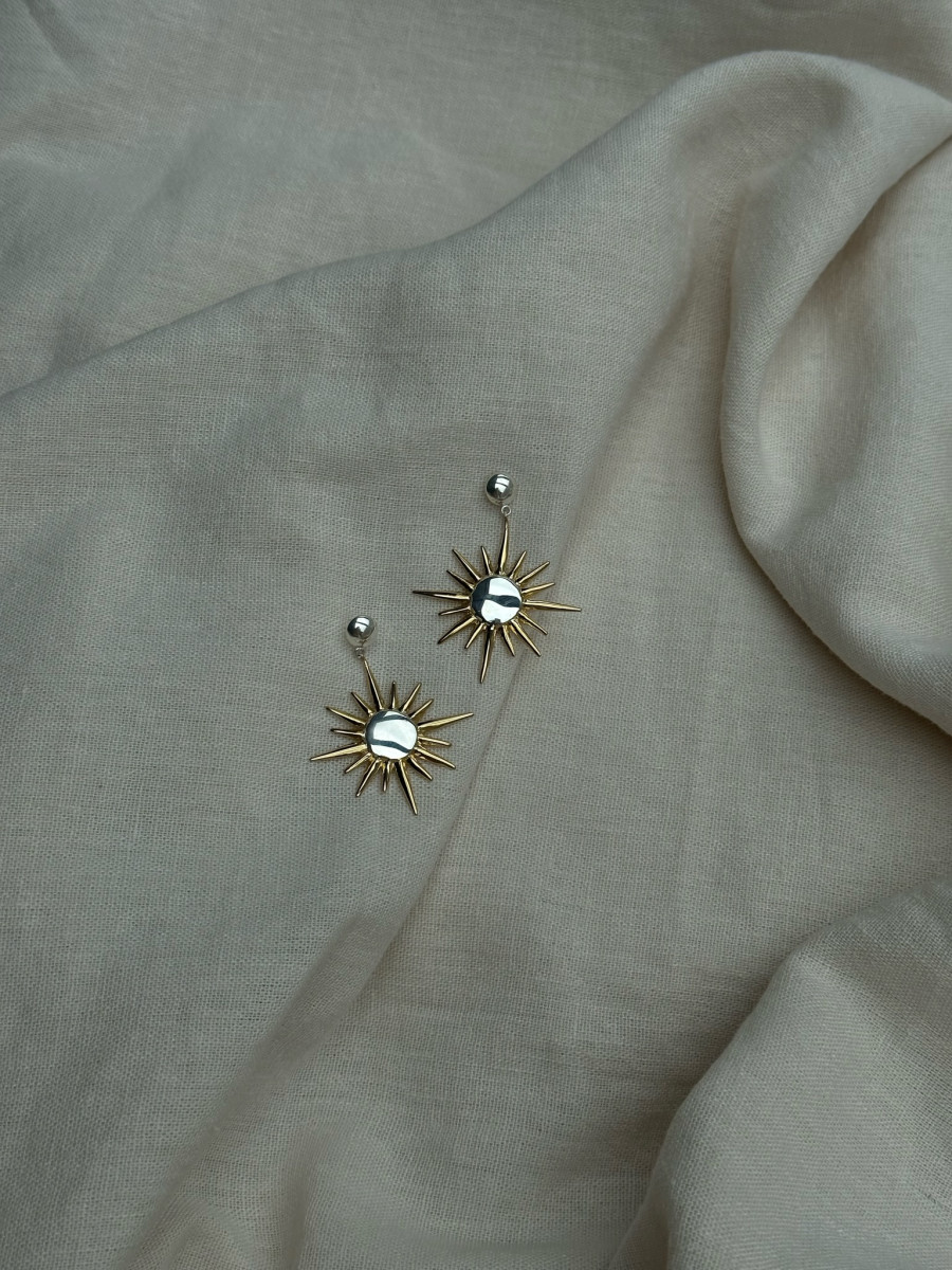 Серьги "Быть солнцем"