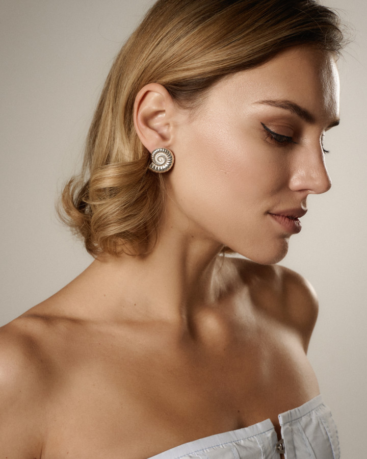 Серьги "Внимание внутри"