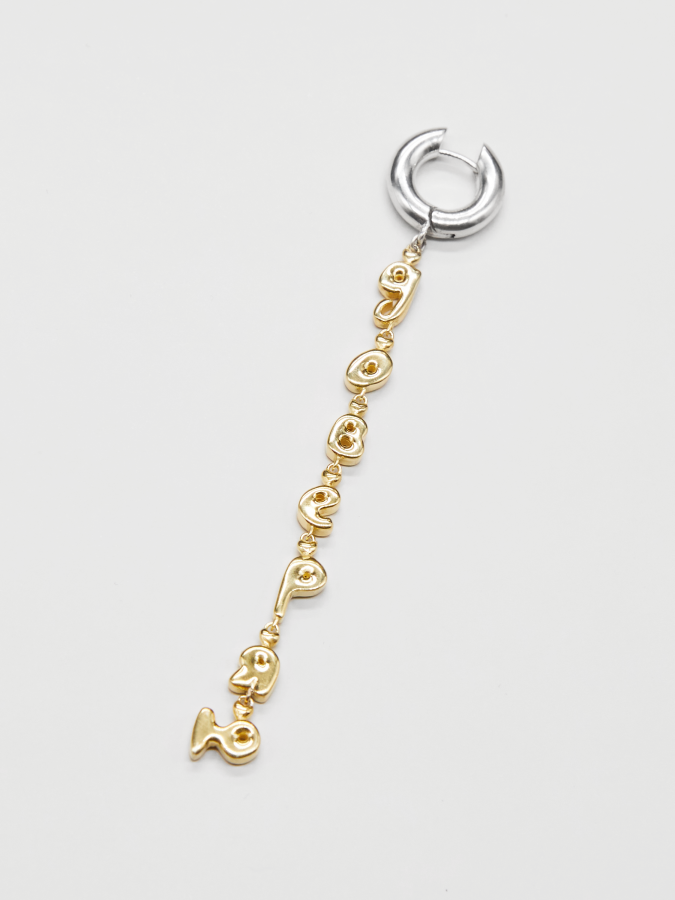 Моносерьга "Доверяю"