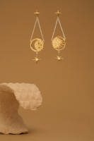 Серьги "Женская вселенная NEW"