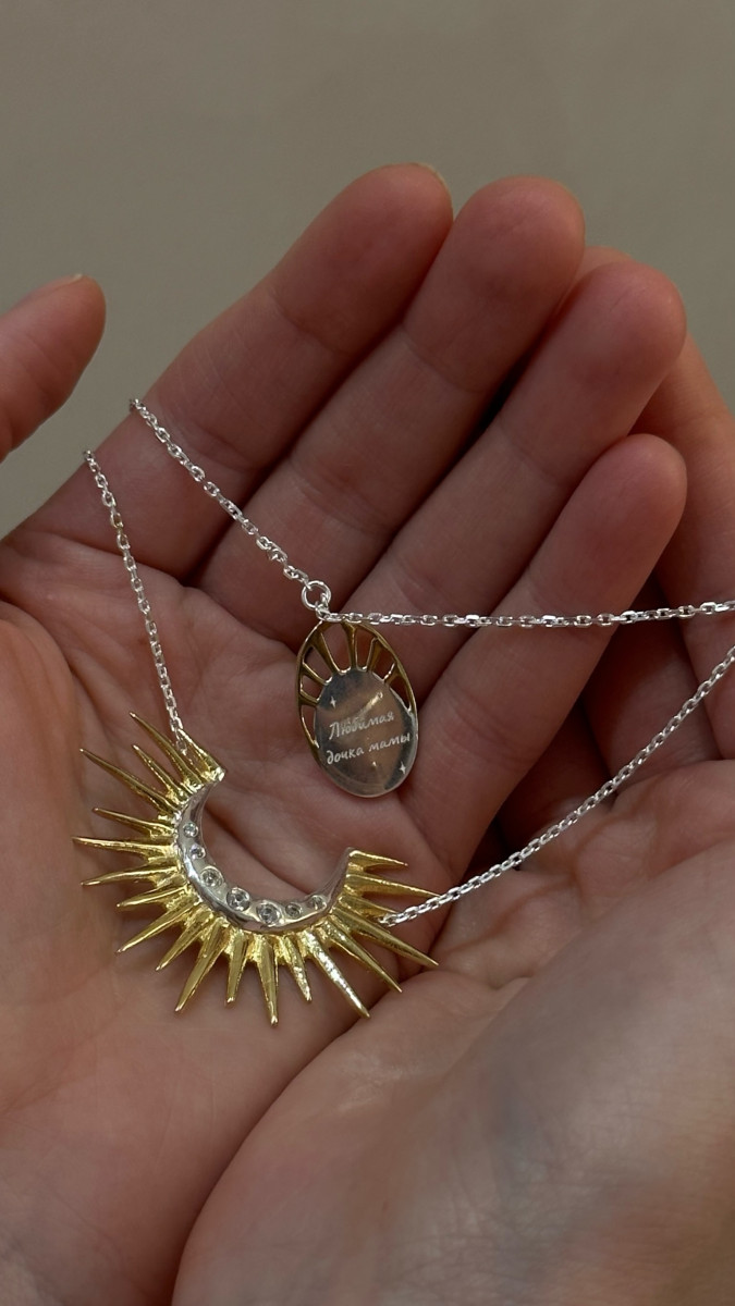 Подвеска "Любимая дочка мамы"