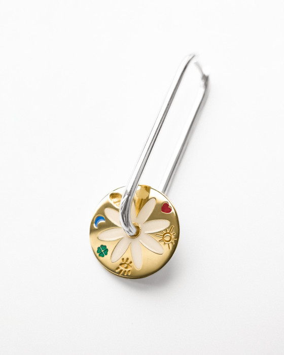 Моносерьга "Семя жизни"