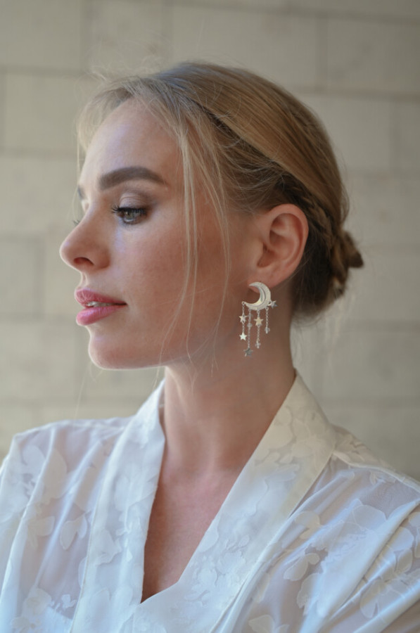 Серьги "Лунная удача"