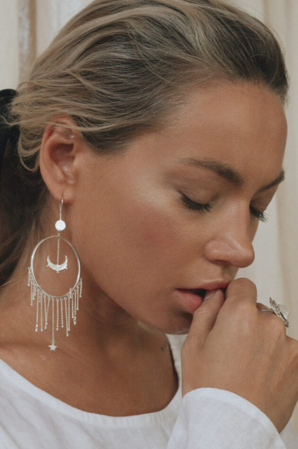 Серьги "Царица ночи"