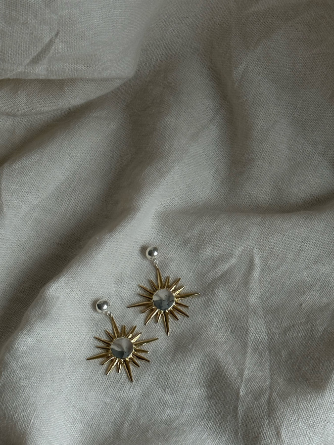 Серьги "Быть солнцем"