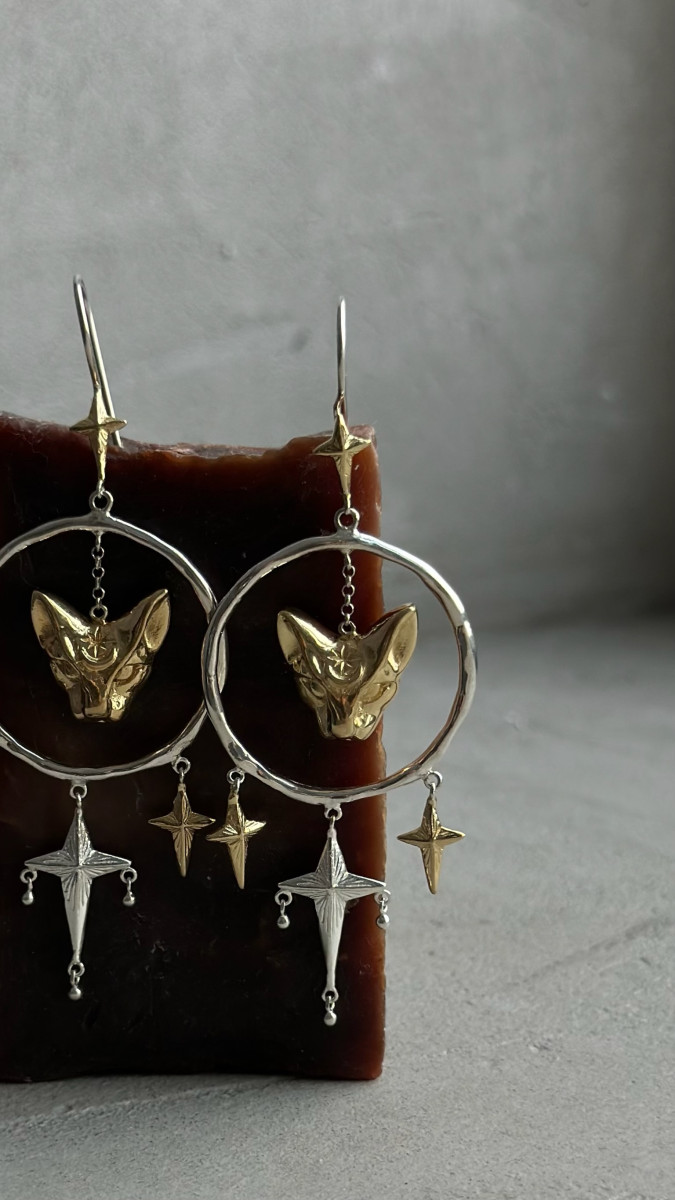 Серьги "Женская мистика"