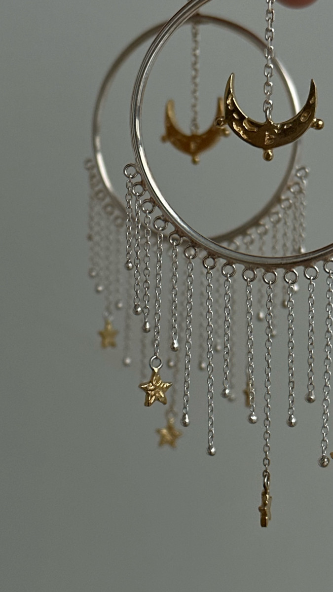 Серьги "Царица ночи"